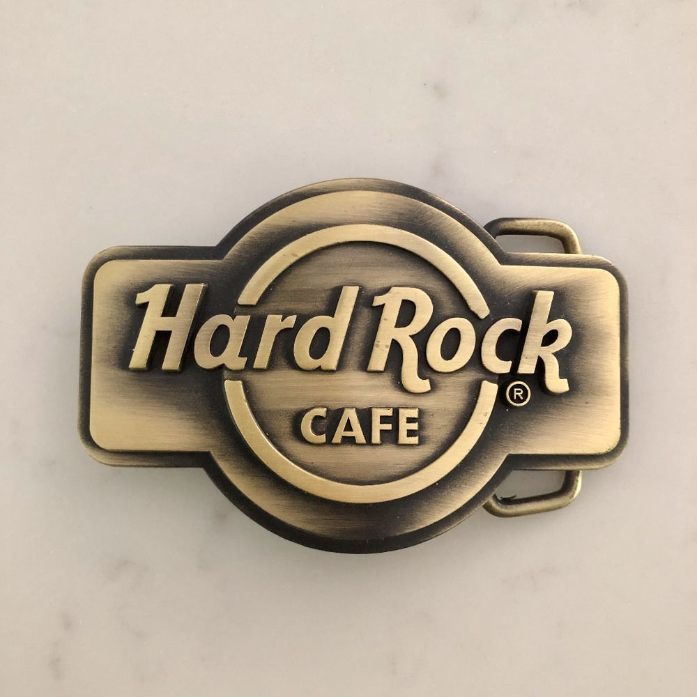 Hard Rock Cafe Logo Belt Buckle